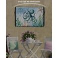 thumbnail image 6 of Outdoor TV Cover 48 to 50 Inch Weatherproof, Sea Octopus Compass Waterproof TV Screen Protector for Outside Decor with Zipper and Pocket 48"L x 30"H , Bule Sea Starfish Seaweed, 6 of 7