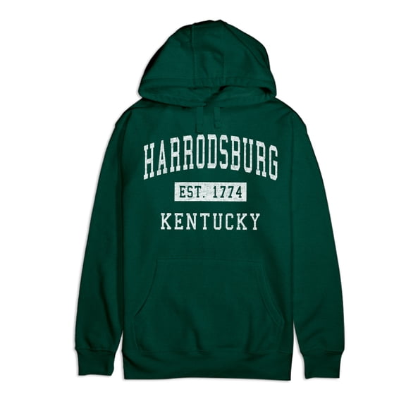 Harrodsburg Kentucky Classic Established Premium Cotton Hoodie