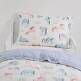 thumbnail image 3 of Juego de ropa de cama para niños pequeños, muselina de algodón con forma de unicornio, 3 piezas, 3 of 6