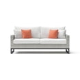 thumbnail image 5 of RST Brands Milo Sunbrella Fabric & Resin Wicker Outdoor Sofa in Cast Coral/Gray, 5 of 5