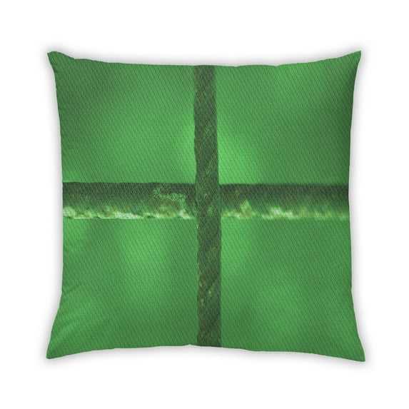 Ahgly Company Outdoor Square Contemporary Throw Pillow, 18 inch by 18 inch