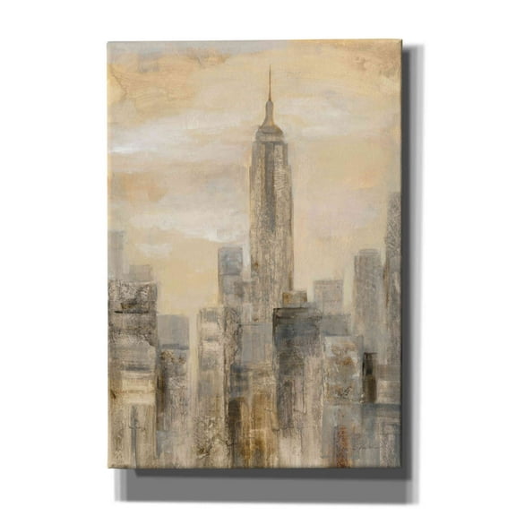 Epic Graffiti 'City Blocks II' by Silvia Vassileva, Canvas Wall Art, 18"x26"