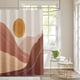 thumbnail image 1 of 1 cortina de ducha con diseño de amanecer, resistente al moho, impermeable, 183 x 183 cm TUNC Sencillez, 1 of 5