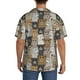thumbnail image 3 of Fotbe Cartoon Bear Camisa Estampada de Manga Corta para Hombre, Casual de Verano, Estilo Playero, Sin Arrugas-4X-Large, 3 of 5