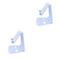 thumbnail image 4 of Destyer 1/2/3/5 Réglable Pliable Support de Téléphone Portable Support de Tablette Support Universel Blanc 2PCS, 4 of 6