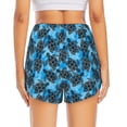 thumbnail image 2 of Lsque Bohemian Sea Turtle Printed Women's Running Shorts with Liner Pockets,Elastic Quick Dry Workout Athletic Gym Yoga Shorts,Womens High Waist Shorts-Medium, 2 of 9