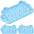 thumbnail image 4 of 3pcs Silicone Keychain Pendant Mold Non Stick 2024 Graduation Keychain Mould For Diy Crafts, 4 of 7