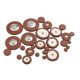 thumbnail image 3 of Pads De Saxofón 28 unids/set almohadillas de cuero almohadillas de saxofón de tono alto reemplazar reemplazo de varios tamaños Hugtrwg Para Estrenar, 3 of 9