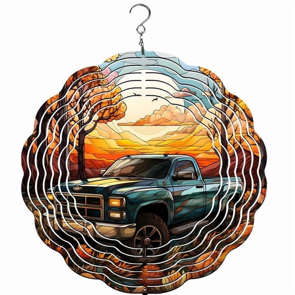 Truck Wind Spinner, Garden Décor, Yard Décor, Porch Decor