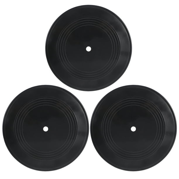 3 discos de vinilo retro decorativos para pared, decoración de interiores.