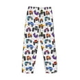 thumbnail image 5 of Balery Cartoon Monster Trucks1 print Men's Pajama Pants,Ultra Lightweight Pjs,Lounge Pant-Large, 5 of 9