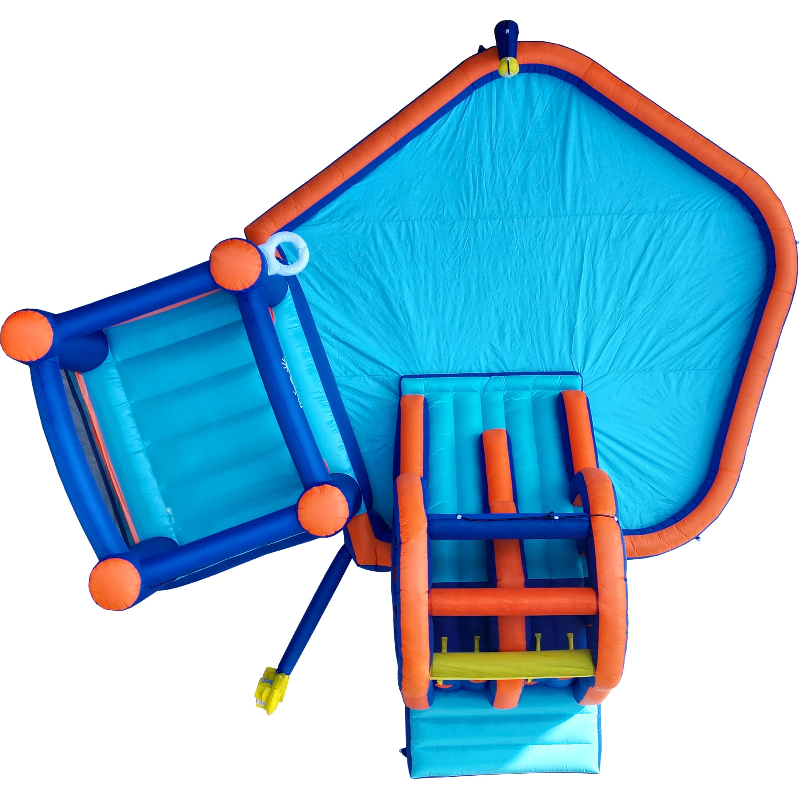 Hapcap Inflatable Water Slide Bounce House for Kids, Water Park Splash Pool with Blower, Outdoor Backyard