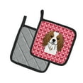 thumbnail image 2 of Caroline's Treasures Cavalier Spaniel Hearts Pair of Pot Holders, 2 of 2