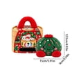 thumbnail image 2 of Christmas Mystery Plush Dumpling Squishy, Cute Stuffed Dumpling Squishy Plush Fidget Toy, Collectible Stress Relief Gift with Simulated Steamer & Fuzzy Handle,Christmas Stocking Stuffers, Home Decor, 2 of 3