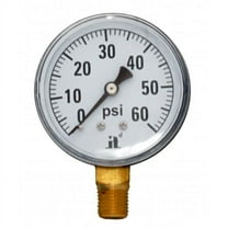 Zenport DPG60 0-60 Psi Dry Air Pressure Gauge