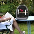 thumbnail image 3 of Bird Carrier Cage Bolso de hombro Pet Parrot Travel transparente Negro Zulema Mochila de pájaro, 3 of 6
