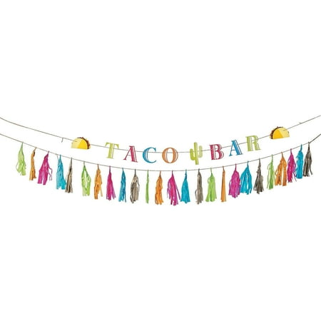 Taco Bar Garland - Party Decor - 2 Pieces