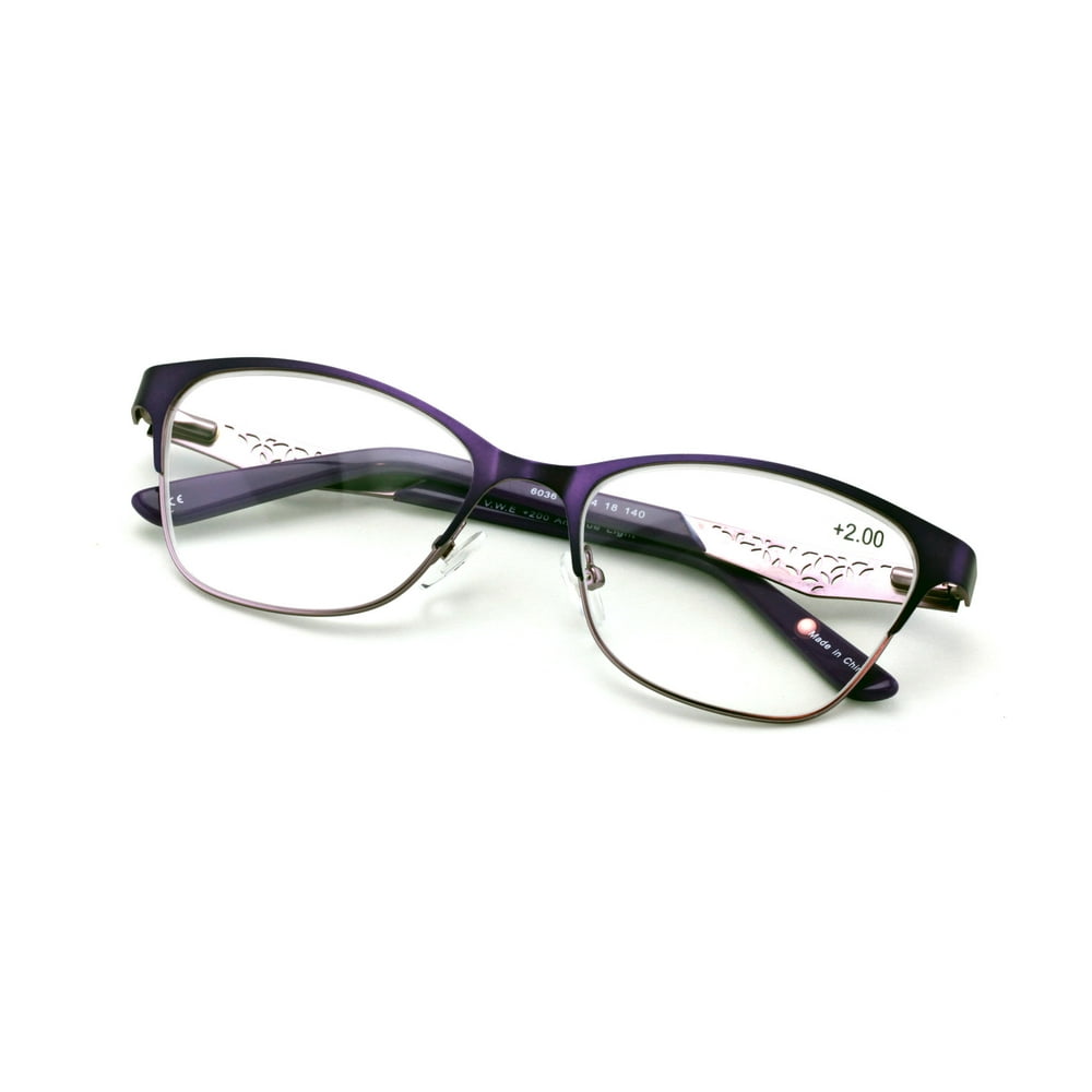 Large Premium Women Cateye Optical Frame Reading Glasses Fashion