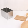 thumbnail image 6 of 2 Pcs Tinplate Can Storage Container Biscuit Metal with Lid Kitchan Pantry Bamboo Wooden, 6 of 6