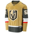 thumbnail image 2 of Men's Fanatics Dylan Coghlan Gold Vegas Golden Knights Home Breakaway Jersey, 2 of 3