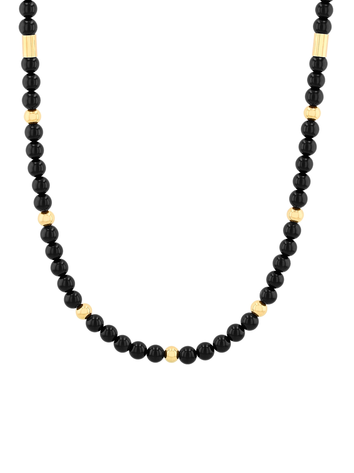 Gold-Tone Bead Necklace - Walmart 