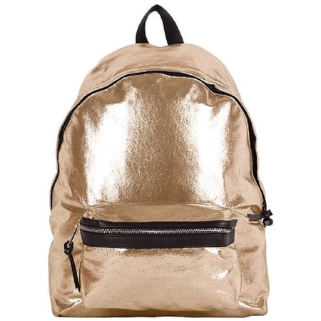 UPC: 0818993010667 | Women s Napoli Carrying Case | Traveling Backpack Fits 14  inch Laptop & Notebook (Gold)