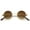 Gold / Amber, variant on Small Retro Lennon Inspired Style Neutral-Colored Lens Round Metal Sunglasses 41mm - 41mm