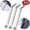 sliver, variant on Bike Tire Levers 3 Pack, Heavy Duty Stainless Steel Tyre Spoons for Changing Flat Tires, Portable Bicycle Repair Tool with Ergonomic Grip for Mountain Road Bike, 6.3x1.2x0.4in