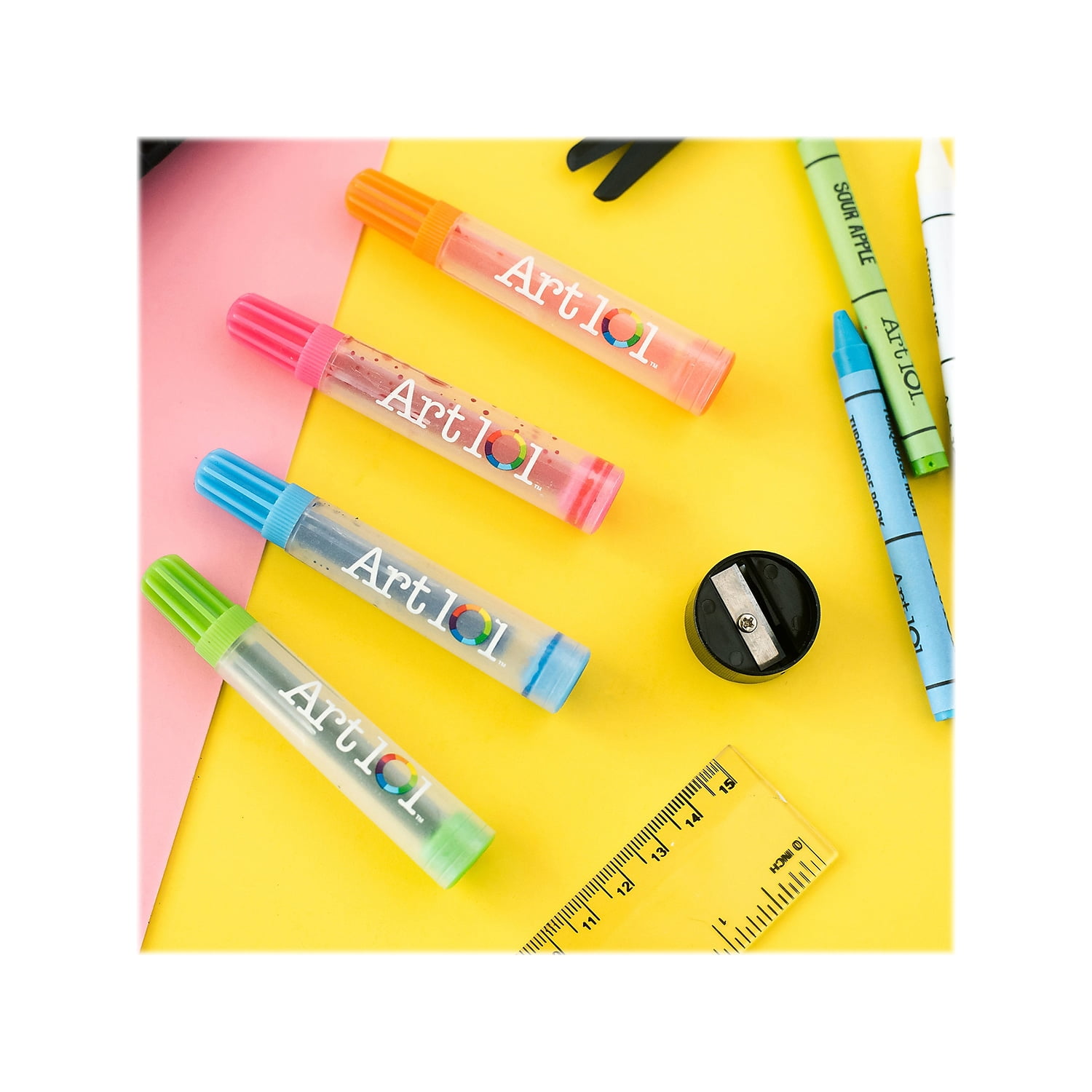 Art 101 Ultimate Scratch and Doodle Multifunctional Art Set for Children with 126 Pieces
