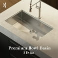 thumbnail image 2 of Eviva Aries 32" x 19" Stainless Steel Undermount Kitchen Sink, 2 of 5