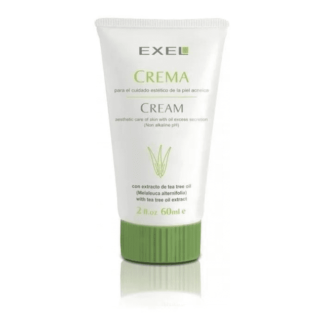 Crema Acne Exel Tratamiento Piel Grasa Con Tea Tree Oil 60ml