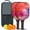 Black-3, variant on Pickleball Paddles Set Of 2, Fiberglass Surface, Fluid Smoke Aurora Art Style, 4 Balls & Bag