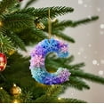 thumbnail image 4 of C Snowflake Series 2D Acrylic Backpack Car Pendant Decoration Ornament Alphabet Design C, 4 of 7