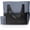 Gray, variant on Shoulder Canvas Tote Bag - Black