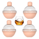 thumbnail image 1 of Paquete de 4 moldes para hacer bolas de hielo, moldes para hacer cubitos de hielo de whisky, bandeja de silicona para cubitos de hielo, moldes esféricos para hacer cubitos de hielo de whisky y, 1 of 5