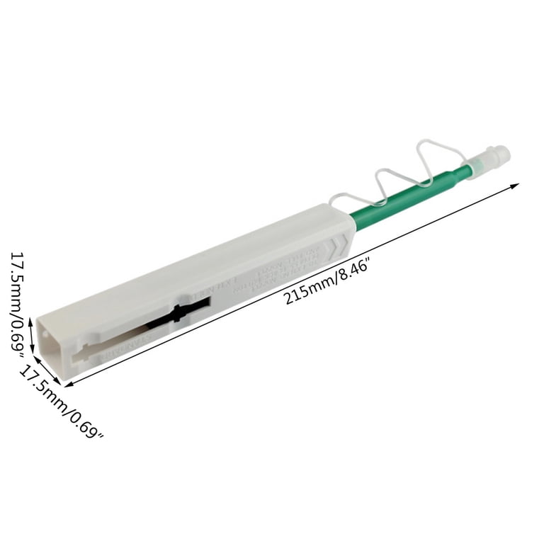 Fiber Optic Cleaning Pen For 2.5mm Ferrules - Cleans SC, FC, ST Connectors, 800+ Uses, Anti-Static