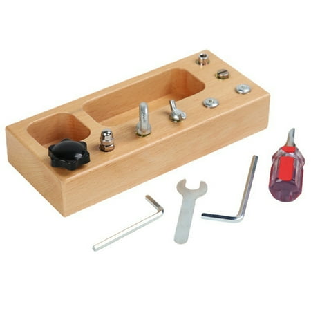 

Screw Driver Board Wooden Screw Driver Suit for Children Screw Bolt