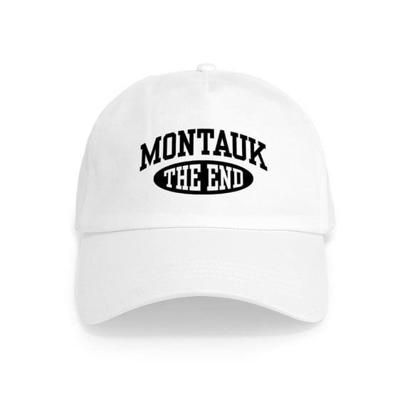 CafePress - Montauk The End Cap - Adjustable 100% Brushed Unisex Casual Cotton Baseball Cap, Beige, 1