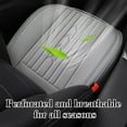 thumbnail image 4 of Leather Car Seat Cushion - All Season Full Coverage, Breathable Perforated Mesh, Comfortable Support for Vehicles, 4 of 6