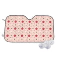 thumbnail image 2 of Lsque Strawberry Car Windshield Sun Shade | Accordion Folding Style Auto Shade for Car Truck SUV Van | Blocks UV Rays Sun Visor Protector | Medium, 2 of 7