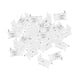 thumbnail image 5 of 30 piezas de soportes para barras de cortina, soportes para barras, accesorios de fácil instalación para cortinas Blanco, 5 of 9