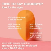 Real Techniques Sunrise To Sunset Miracle Complexion Sponge, Makeup Sponge For Foundation, 1 Count