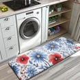 thumbnail image 3 of Pioneer Flower Floral Print Pattern Kitchen Rug Mat,Kitchen Runner Rugs Non Skid Washable,Decorative Kitchen Floor Mats for Kitchen,Sink,Laundry,17"x47.2", 3 of 7