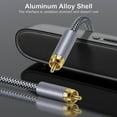 thumbnail image 3 of 15m RCA to RCA male to male digital audio coaxial cable pure copper SPDIF coaxial cable home, 3 of 5