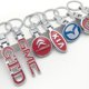 thumbnail image 2 of 1PCS Coche Estilo 3D Metal Emblema Del Llavero Para GMC GTD Citroen Mazda Fiat Chevrolet Regalo Acce huangjie unisex, 2 of 2