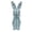 9.54-Inch, variant on 12.2-Inch Easter Bunny Figurines - Foam Checked Plaid Bunny Statue for Spring Table Centerpieces, Tiered Tray, Home Office Party Decor & Gifts