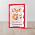 thumbnail image 4 of CafePress - Hey Foxy! Valentine's Day - Greeting Card, Blank Inside Glossy, 4 of 4