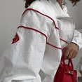 thumbnail image 4 of Women's Oversized Jacket and Mini Skirt Set, Drawstring Streetwear Two Piece Outfit, 4 of 4