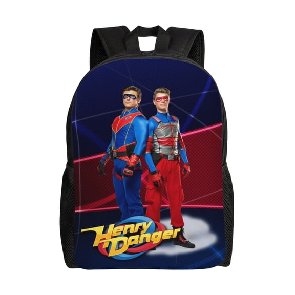 Henry Cartoon Dan-Gers Backpack Large Capacity Schoolbag Book Bag Casual Daypack For Women Men