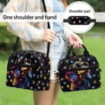 thumbnail image 3 of Yuyamidu Colorful Dog Lunch Box for School Student Insulated Lunch Bag for Kids Girls 6-8/8-10 Reusable Food Handbags Case 3rd Grade Cute Cooler Bags with Detachable Strap, 3 of 7